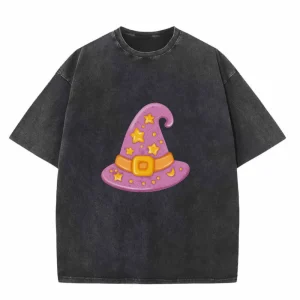 Women's Retro Crew Neck Short Sleeve T-Shirt - Magic Hat