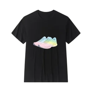 Women's Crew Neck Short Sleeve T-Shirt - Sneakers